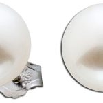 Perlen Ohrringe Silber 925 Süßwasserzuchtperlen 9,0mm