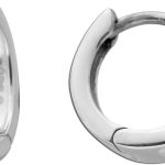 Creolen Sterling Silber 925 poliert mattiert