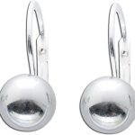 Kugel Ohrhänger Sterling Silber 925 poliert