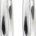 Creolen 47mm Silber 925 rhodiniert poliert UNO A ERRE