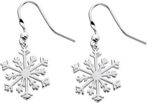 Ohrhänger Silber 925 Schneeflocke
