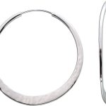 Creolen Silber 925 gehämmert