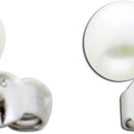 Perlen Ohrstecker Silber 925 Süsswasserperle 7,0mm