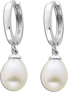 Perlen Ohrringe Silber 925 weisse Süsswasserperlen 7mm
