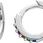 Kinder Ohrringe Silber 925 bunten Zirkonia