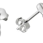 Blautopas Ohrstecker Silber 925 hellblaue Edelsteine weiße Zirkonia