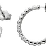 Creolen Kugeldesign Silber 925 poliert rhodiniert