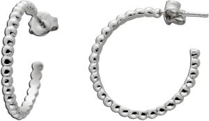 Ohrstecker Silber925 poliert rhodiniert Kugeloptik