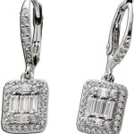 Ohrringe Silber 925 rhodiniert Zirkonia