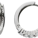 Creolen Silber 925 weiße Zirkonia