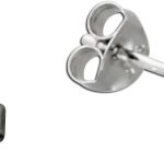 Ohrstecker Silber 925 rote weisse Zirkonia