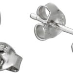 Ohrstecker Silber 925 dunkelblaue Zirkonia