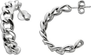 Halbrecolen Silber 925 rhodiniert Panzerketten Design