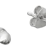 Ohrstecker Rose Silber 925 weisse Zirkonia Blüte