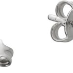 Solitär Ohrstecker Sterling Silber 925 weiße Zirkonia Steine
