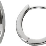 Creolen Sterling Silber 925 blaue Zirkonia