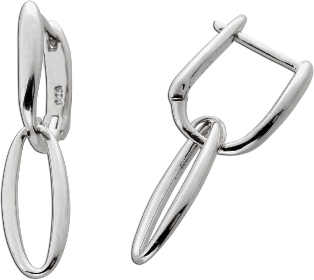 Damen Ohrhänger Creolen Silber 925