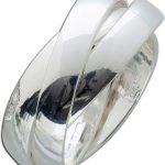 Dreifach Ring Sterling Siliber 925 bewegliche Schienen