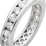 Memoire Alliance Ring Silber 925 weiße Zirkonia Steine