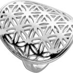 Damenring Silber 925 Lebensblume Design