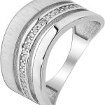 Damenring Silber 925 weiße Zirkonia Steine