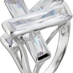 Damenring Silber 925 weiße Zirkonia Steine