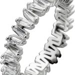 Memoire Alliance Ring Silber 925 weiße Zirkonia Steine
