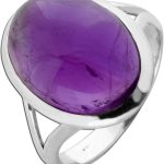 Amethyst Ring Silber 925 lila Natur Edelstein 10ct