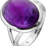 Amethyst Ring Silber 925 lila Natur Edelstein 10ct