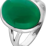 Aventurin Ring Silber 925 grüner Natur Edelstein 10ct