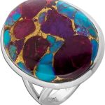 Türkis Ring Silber 925 Natur Edelstein 10ct