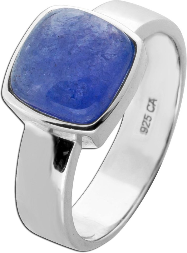 Tansanit Ring Silber 925 nat Tansanit Edelstein 5.0ct.