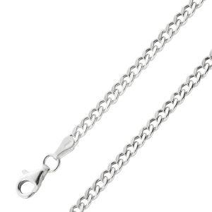 Panzerkette 3.2mm Cuban Link Chain Silber 925