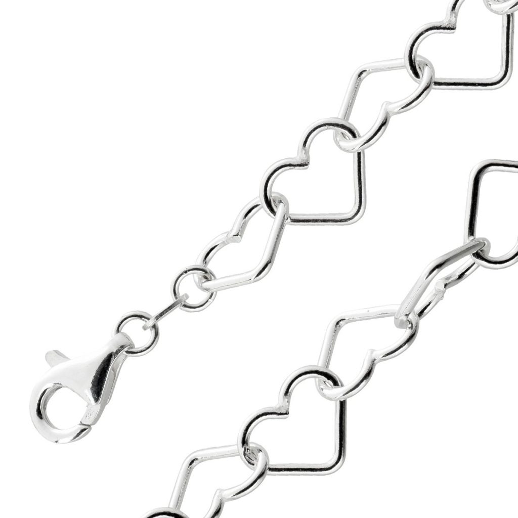 Halskette Silber 925 Herzkette