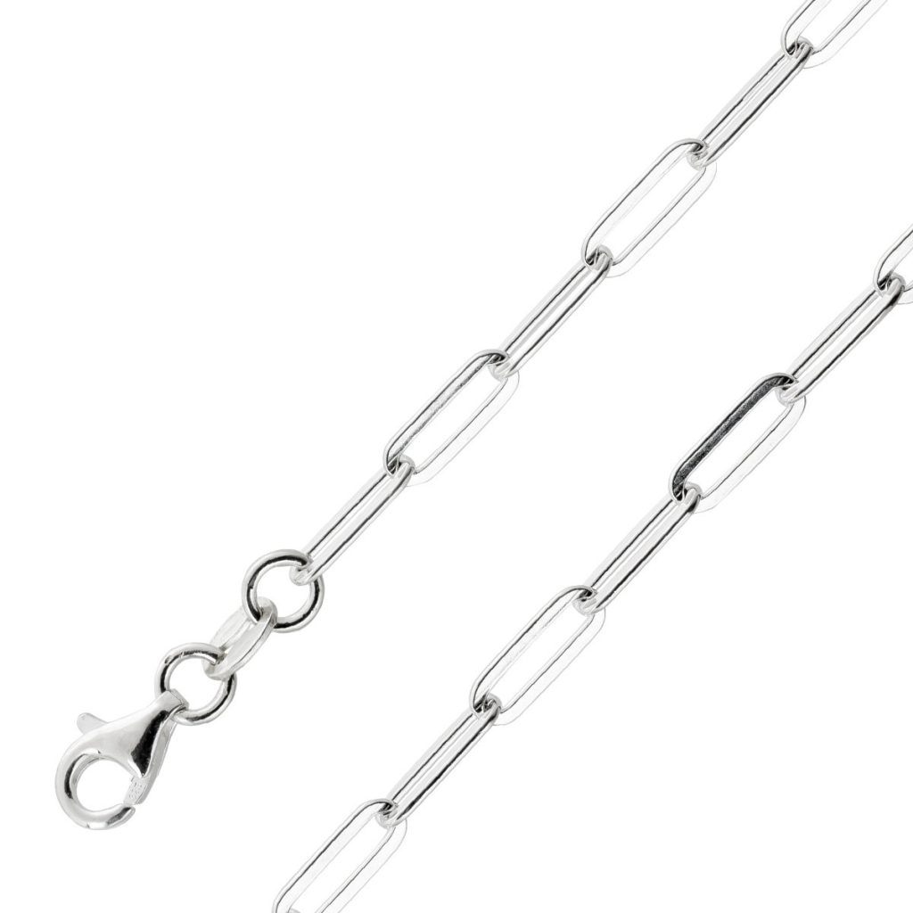 Paperclip Halskette 2.5mm Silber 925