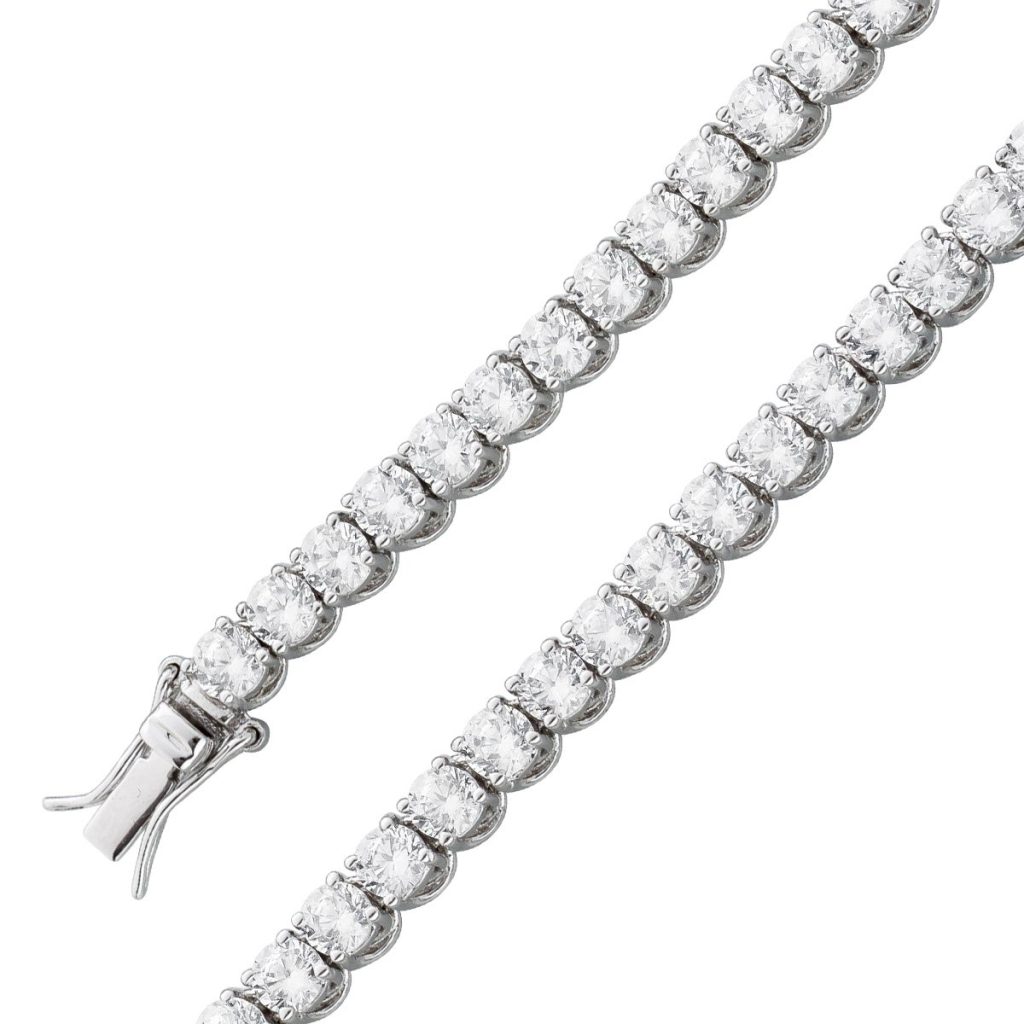 Tennis Armband Silber 925 weisse Zirkonia