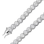 Tennis Armband Silber 925 weisse Zirkonia