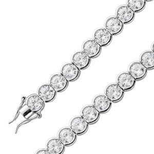 Tennis Armband Silber 925 weisse Zirkonia