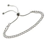 Bolo Armband Sterling Silber 925 Kugeldesign doppelreihig