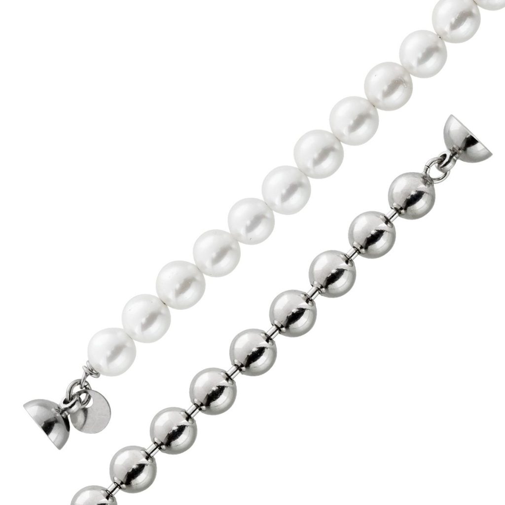 Perlen Armband Silber 925 6mm Kugeldesign