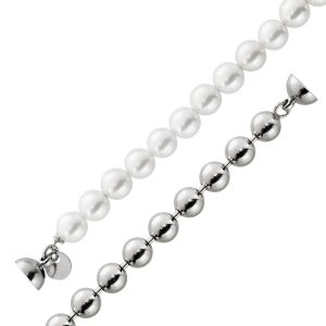 Perlen Armband Silber 925 6mm Kugeldesign