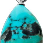 Türkis Anhänger Sterling Silber 925 Türkis Edelstein 15.0ct