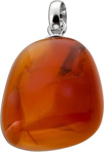 Carneol Anhänger Sterling Silber 925 roter Carneol Edelstein
