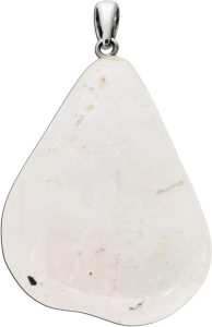 Morganit Anhänger Sterlingsilber 925 rosa Edelstein getrommelt