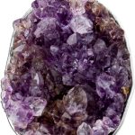 Amethyst Edelsteinanhänger Silber 925 lila Druse Kristallstufe