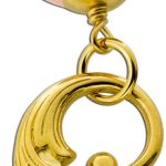 Rosenquarz Flügel Anhänger Silber vergoldet rosa Edelstein 57.6ct