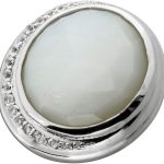 Mondstein Anhänger Silber 925 weißer Mondstein 15ct. Edelstein Topase