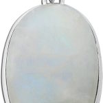 Mondstein Anhäger Silber 925 Regenbogen Edelstein 30ct