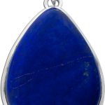 Lapislazuli Anhänger Silber 925 dunkelblauer Edelstein 40ct