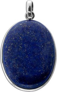 Lapislazuli Anhänger Silber 925 blauer Edelstein 85ct